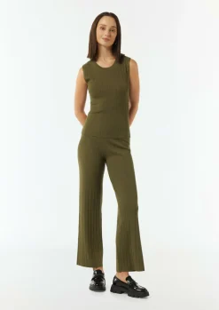 Geripptes Stricktop aus Viskosemix-Comma Fashion