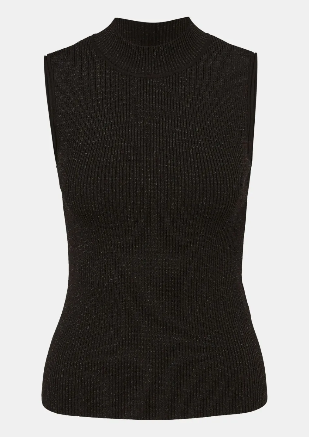 Geripptes Stricktop mit Glitzergarn-Comma Sale
