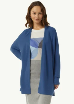 Gerippte Strickjacke im Relaxed Fit-Comma Sale