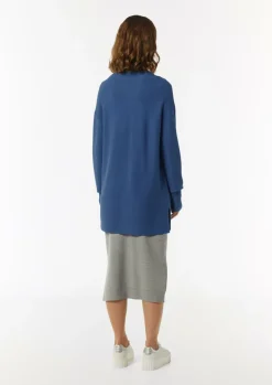 Gerippte Strickjacke im Relaxed Fit-Comma Sale
