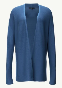 Gerippte Strickjacke im Relaxed Fit-Comma Sale