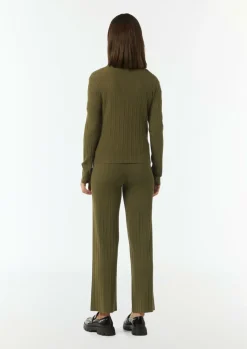 Gerippte Strickjacke im Slim Fit-Comma Outlet