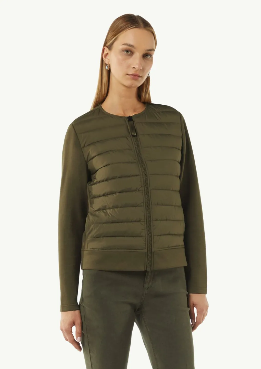 Gesteppte Jacke im Fabricmix-Comma Outlet
