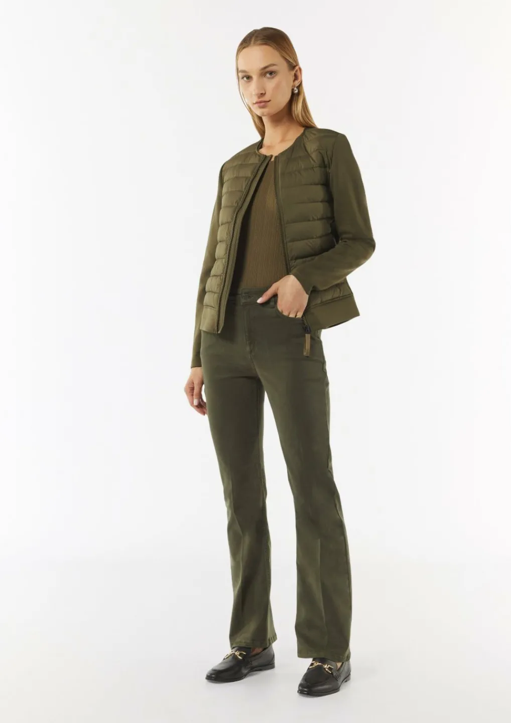 Gesteppte Jacke im Fabricmix-Comma Outlet