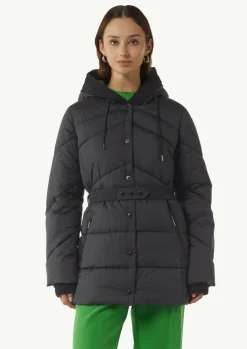 Gesteppte Jacke mit Druckknöpfen-Comma Clearance
