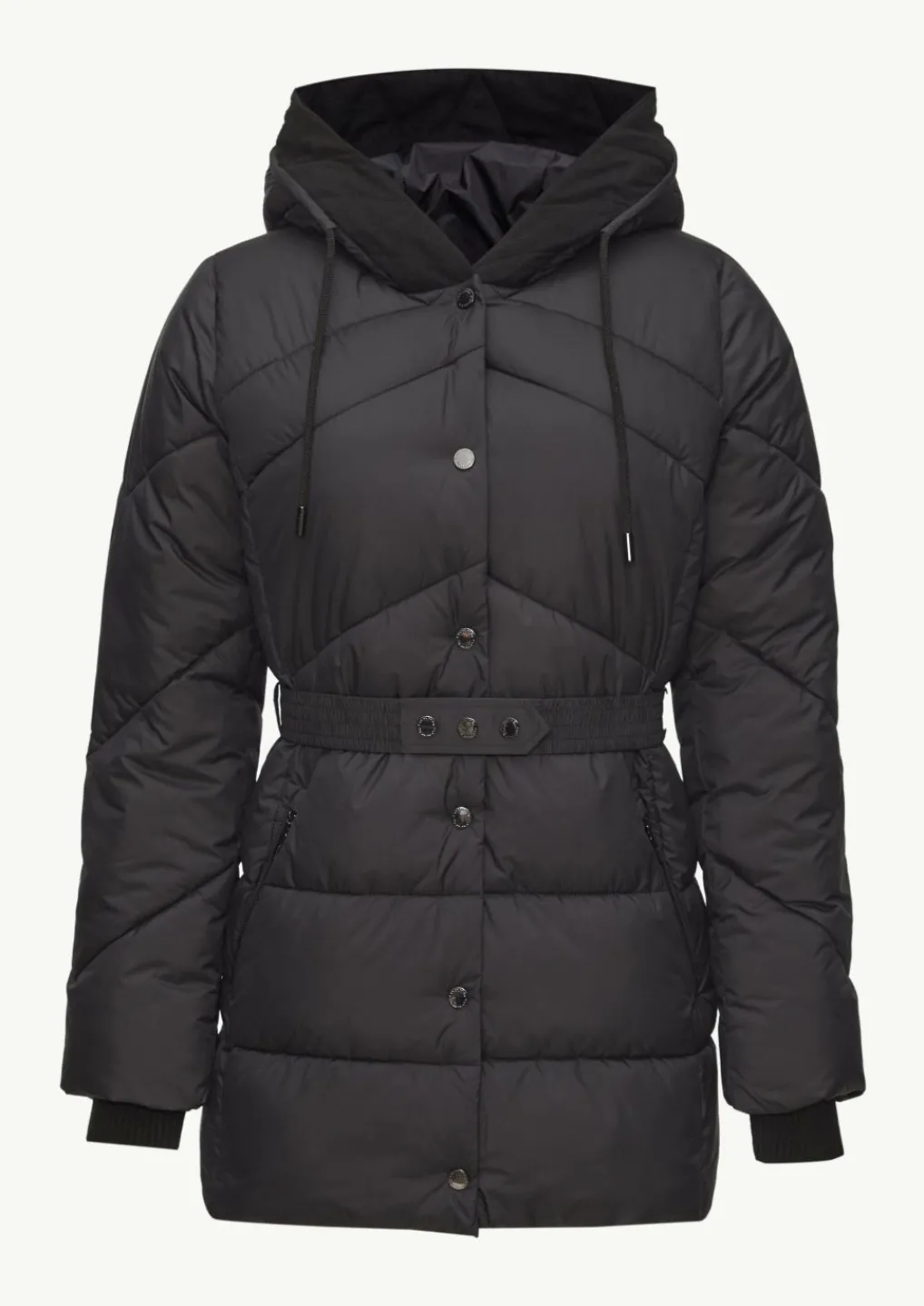Gesteppte Jacke mit Druckknöpfen-Comma Clearance