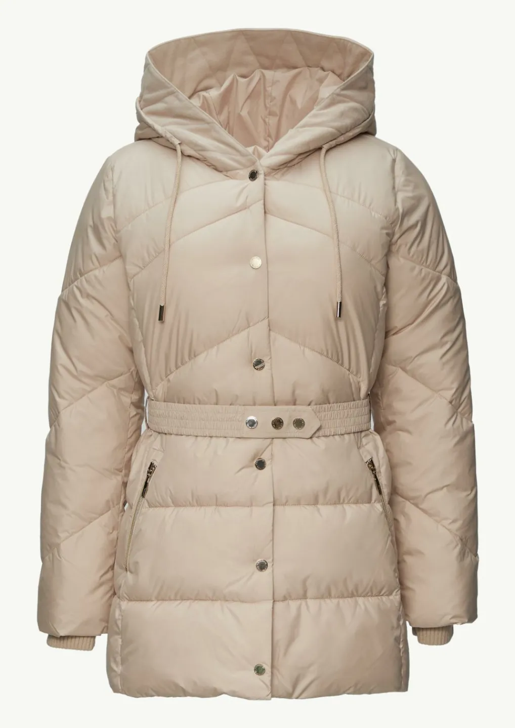 Gesteppte Jacke mit Druckknöpfen-Comma New