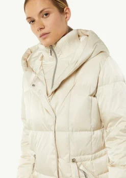 Gesteppter Daunenmantel mit Einsatz-Comma Fashion