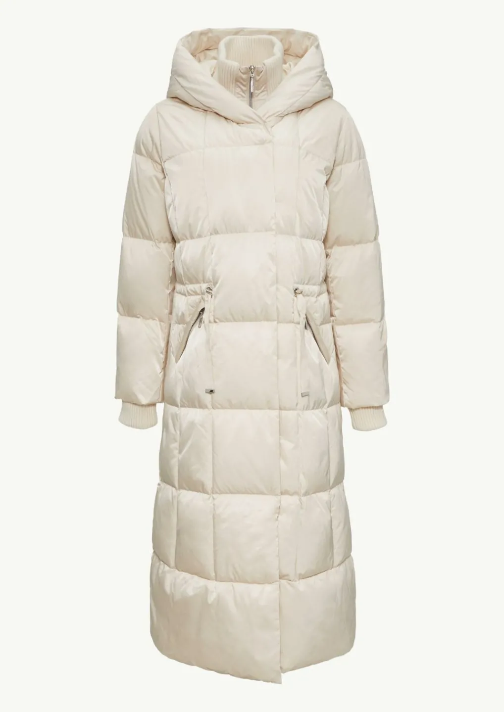 Gesteppter Daunenmantel mit Einsatz-Comma Fashion