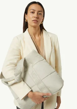 Gesteppter Shopper mit Logo-Details-Comma Online
