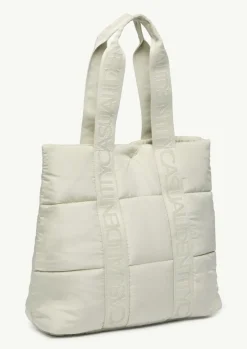 Gesteppter Shopper mit Logo-Details-Comma Online