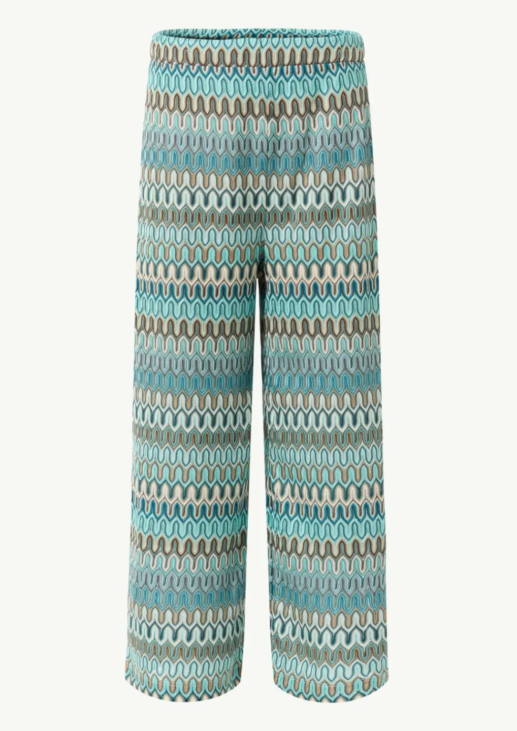 Gestrickte Culotte mit Wide Leg und Elastikbund-Comma Sale