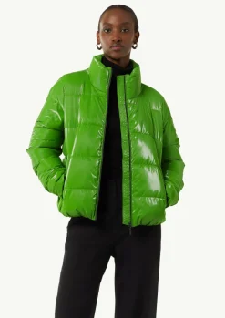 Glänzende Jacke mit Steppung-Comma Best