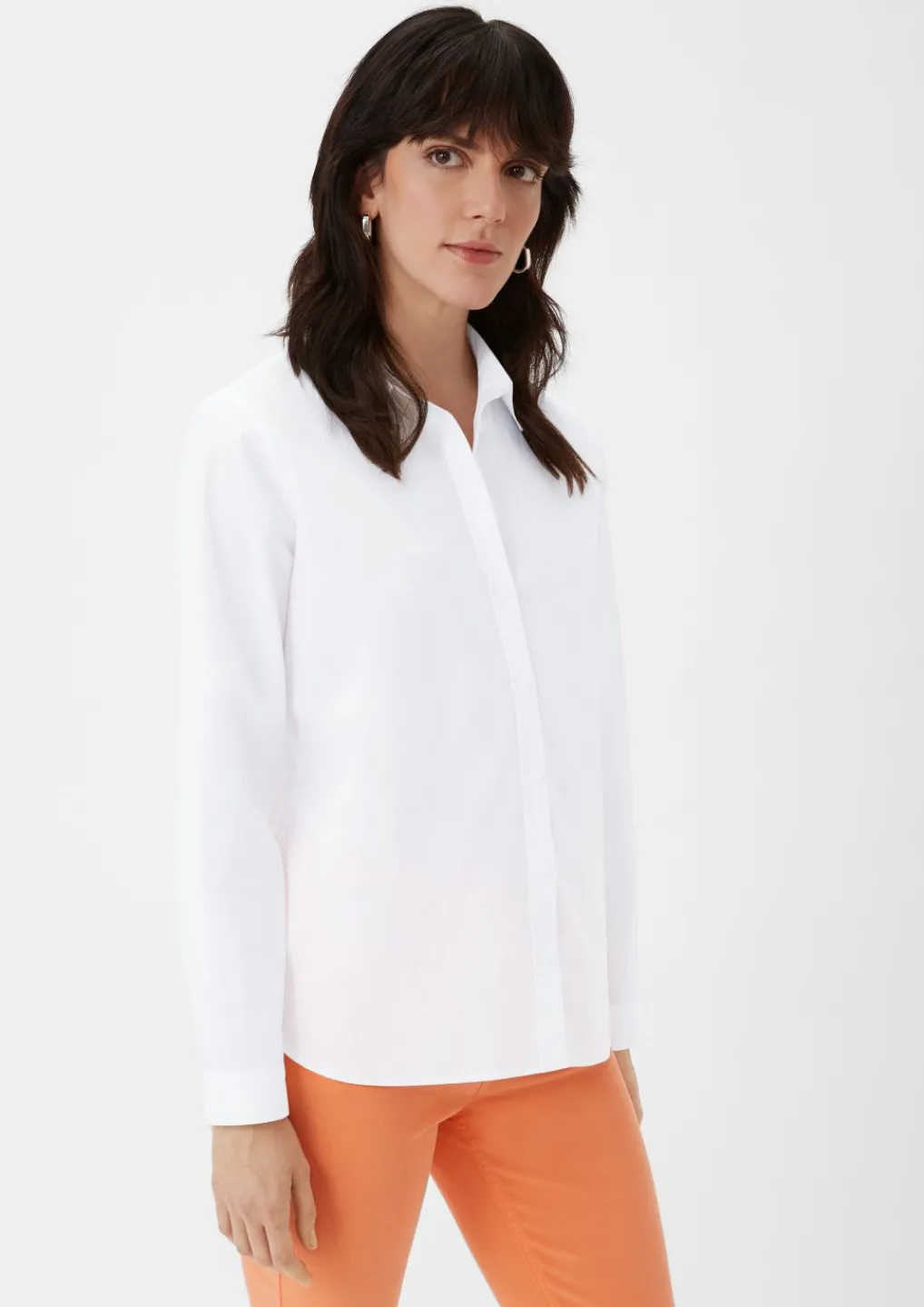 Hemdbluse aus Baumwolle-Comma Online