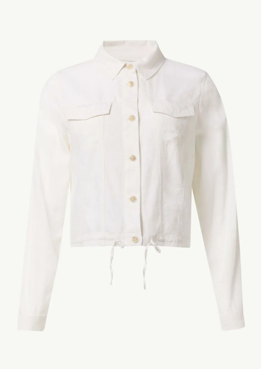 Hemdjacke aus Leinenmix-Comma Discount