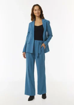 High Waist-Schlupfhose mit Piquestruktur-Comma Outlet