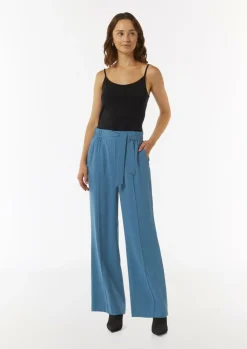 High Waist-Schlupfhose mit Piquestruktur-Comma Outlet