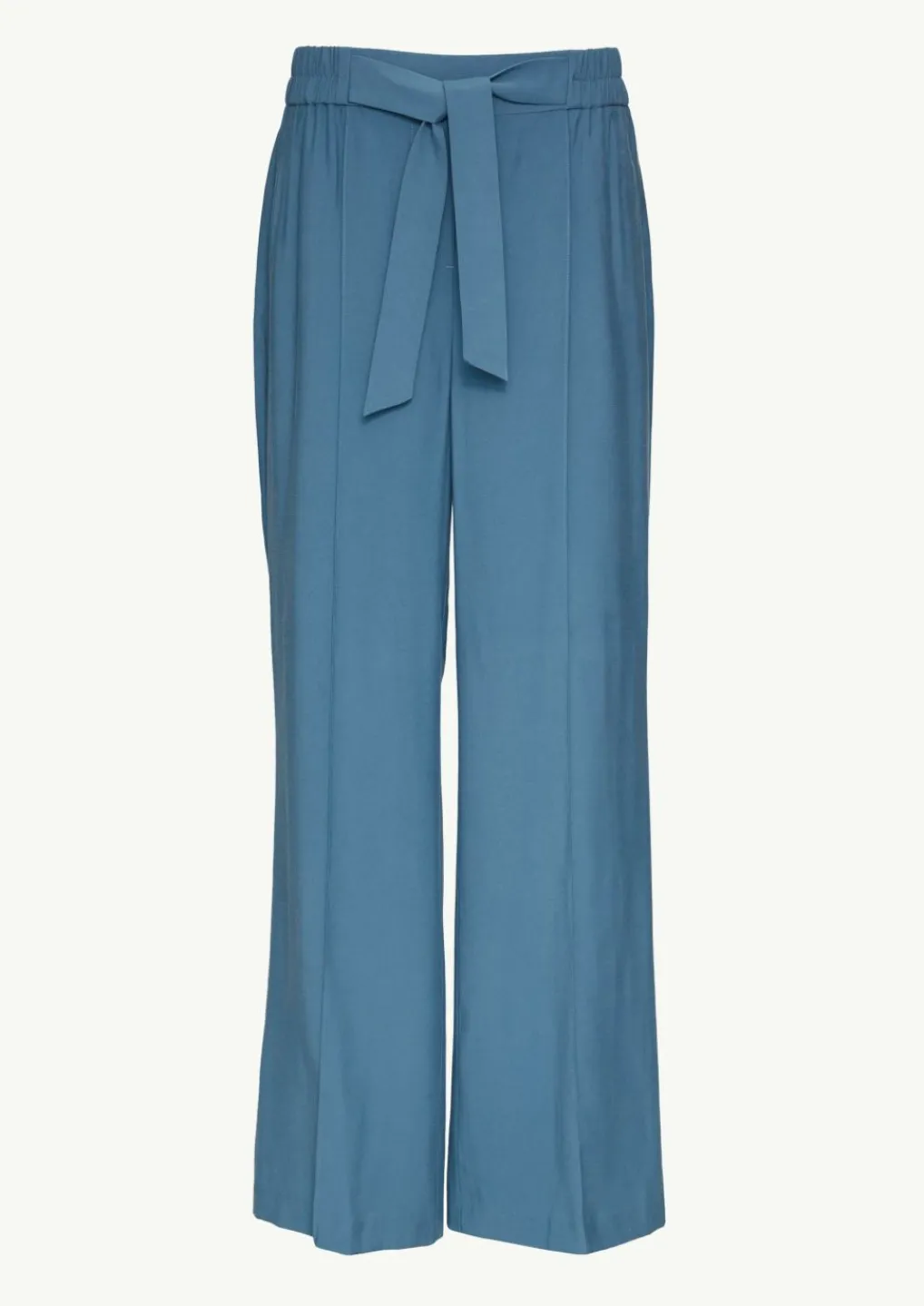 High Waist-Schlupfhose mit Piquestruktur-Comma Outlet