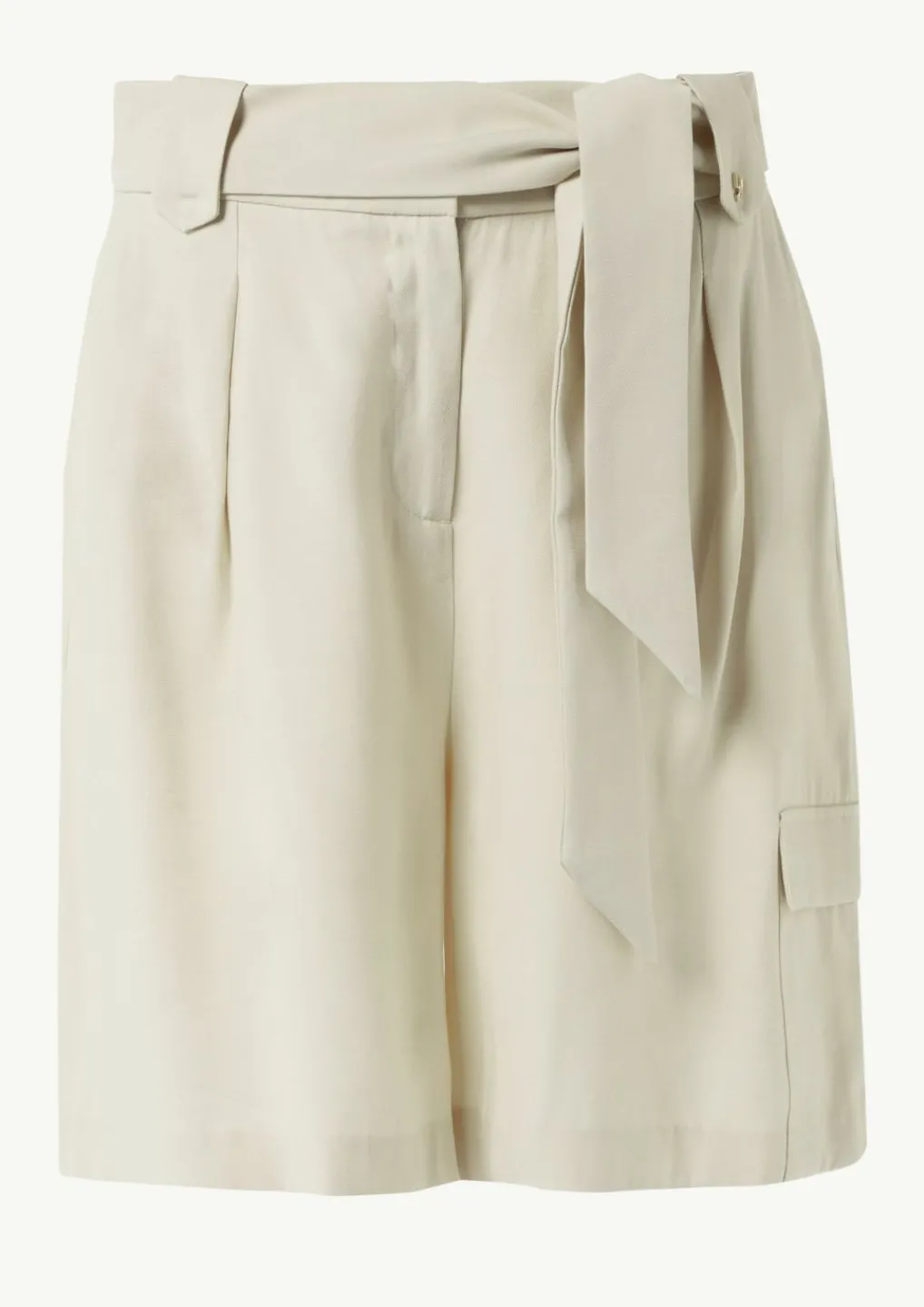 High Waist-Shorts mit Cargotasche-Comma Fashion