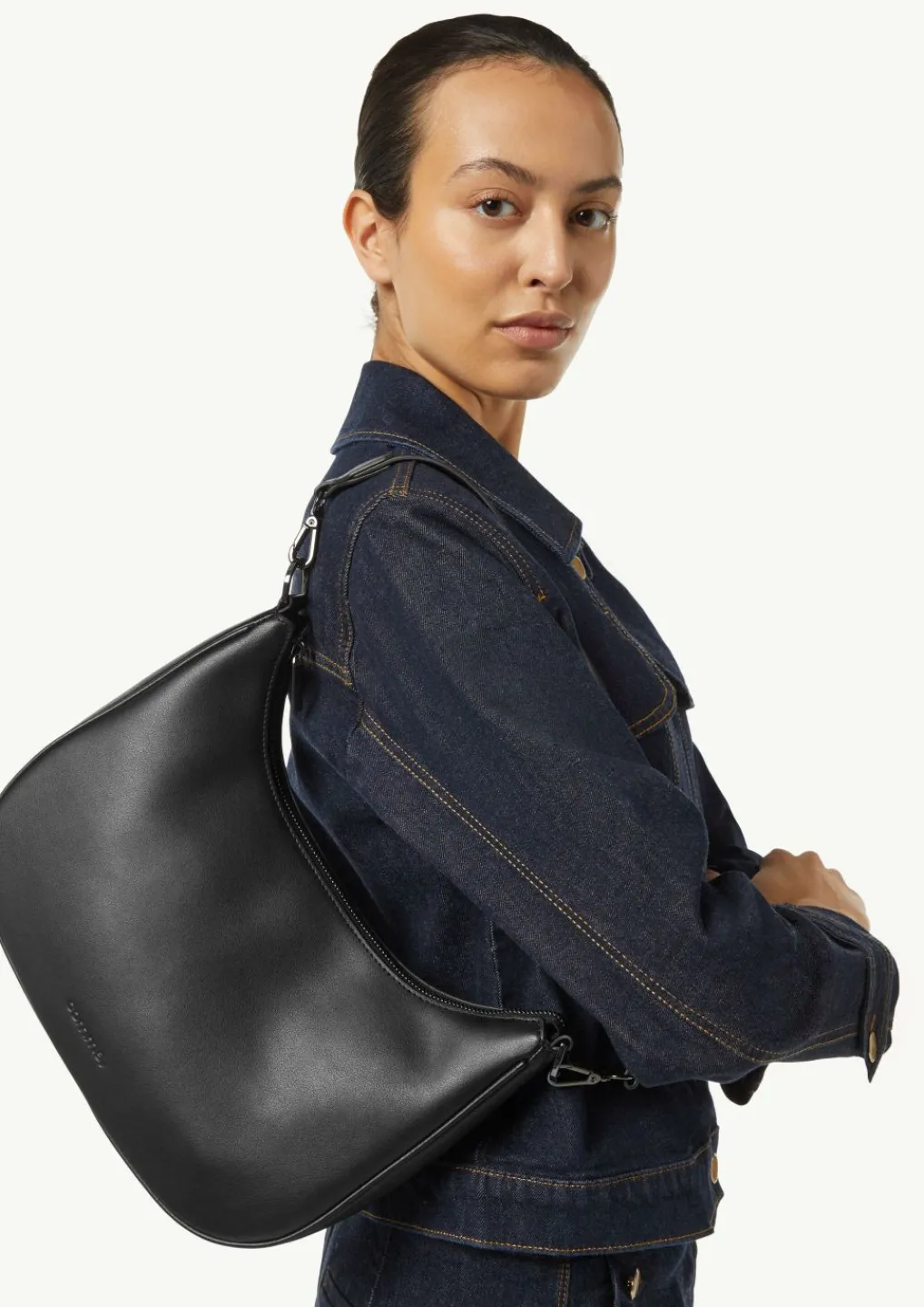 Hobo-Bag aus Rindsleder-Comma Sale