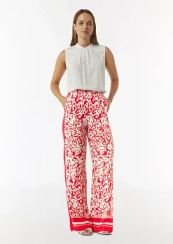 Hose mit All-over-Print-Comma Discount