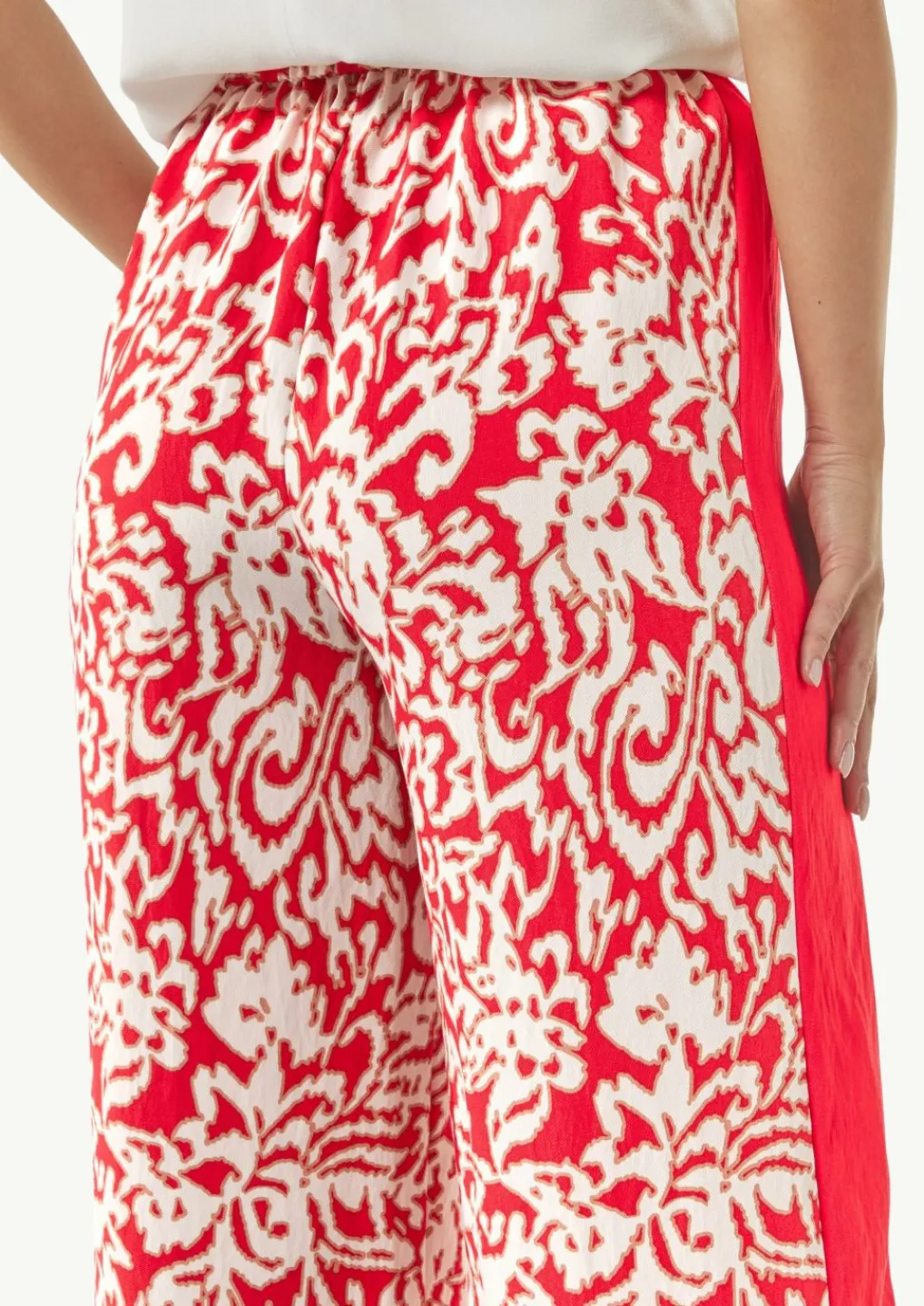 Hose mit All-over-Print-Comma Discount
