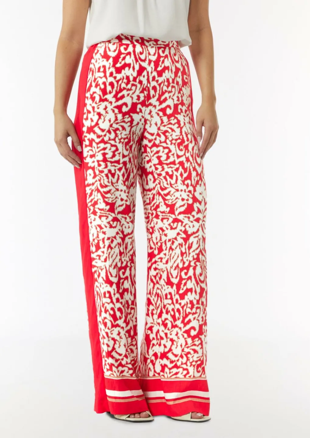 Hose mit All-over-Print-Comma Discount