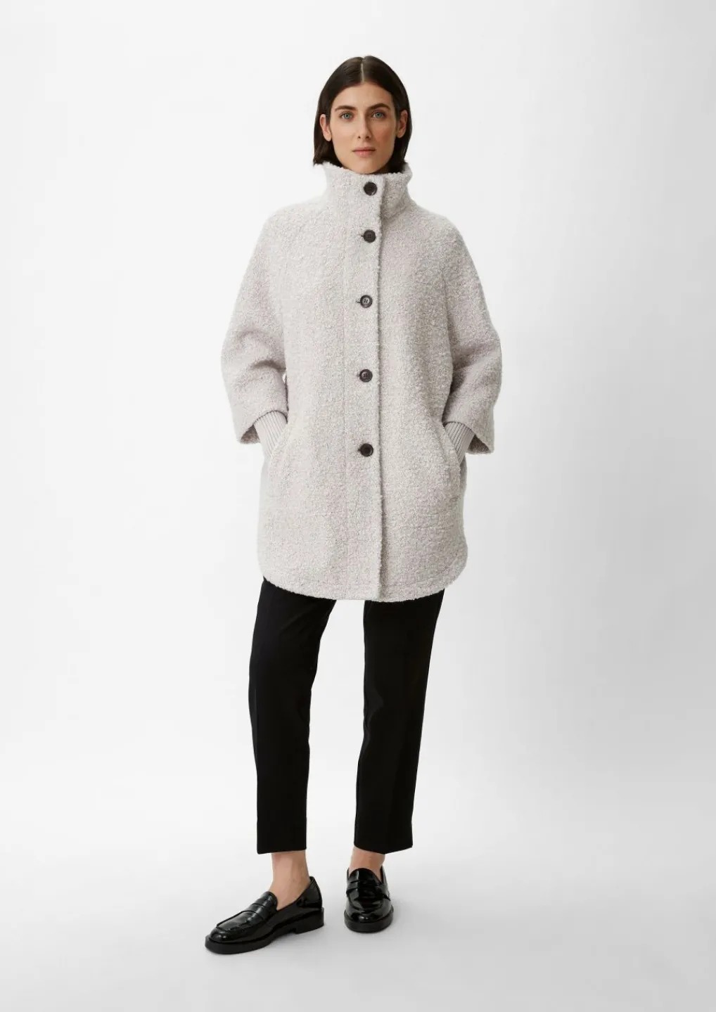 Jacke aus Bouclé-Comma Hot