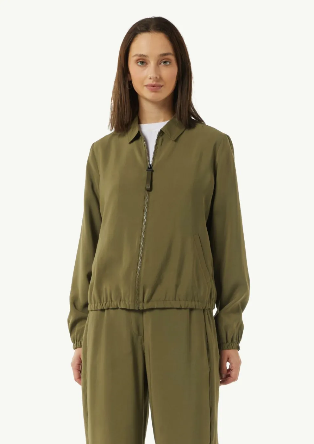 Jacke mit Umlegekragen-Comma Outlet