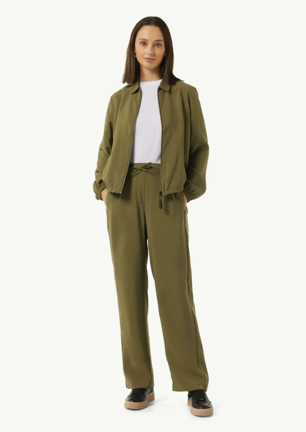 Jacke mit Umlegekragen-Comma Outlet