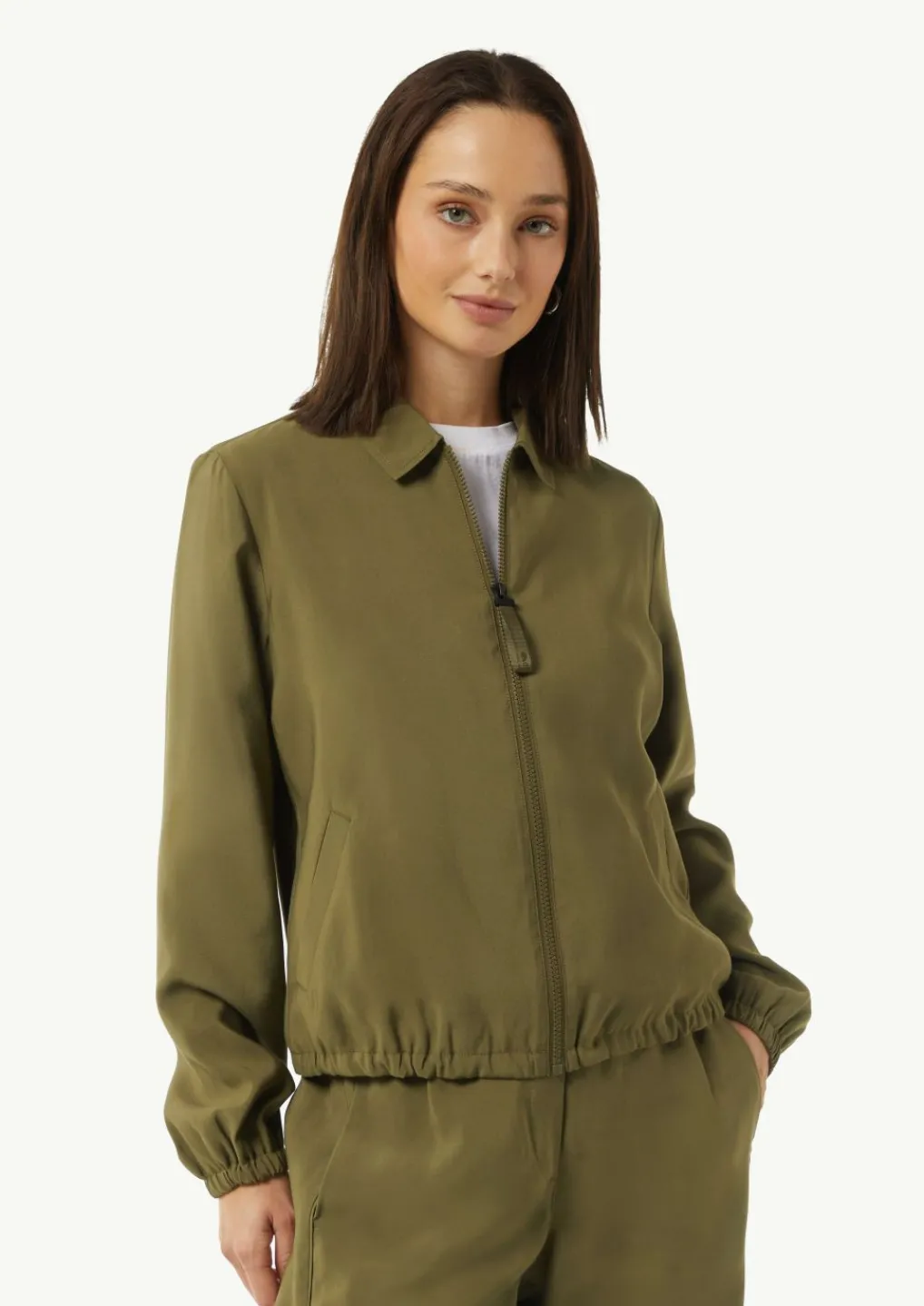 Jacke mit Umlegekragen-Comma Outlet