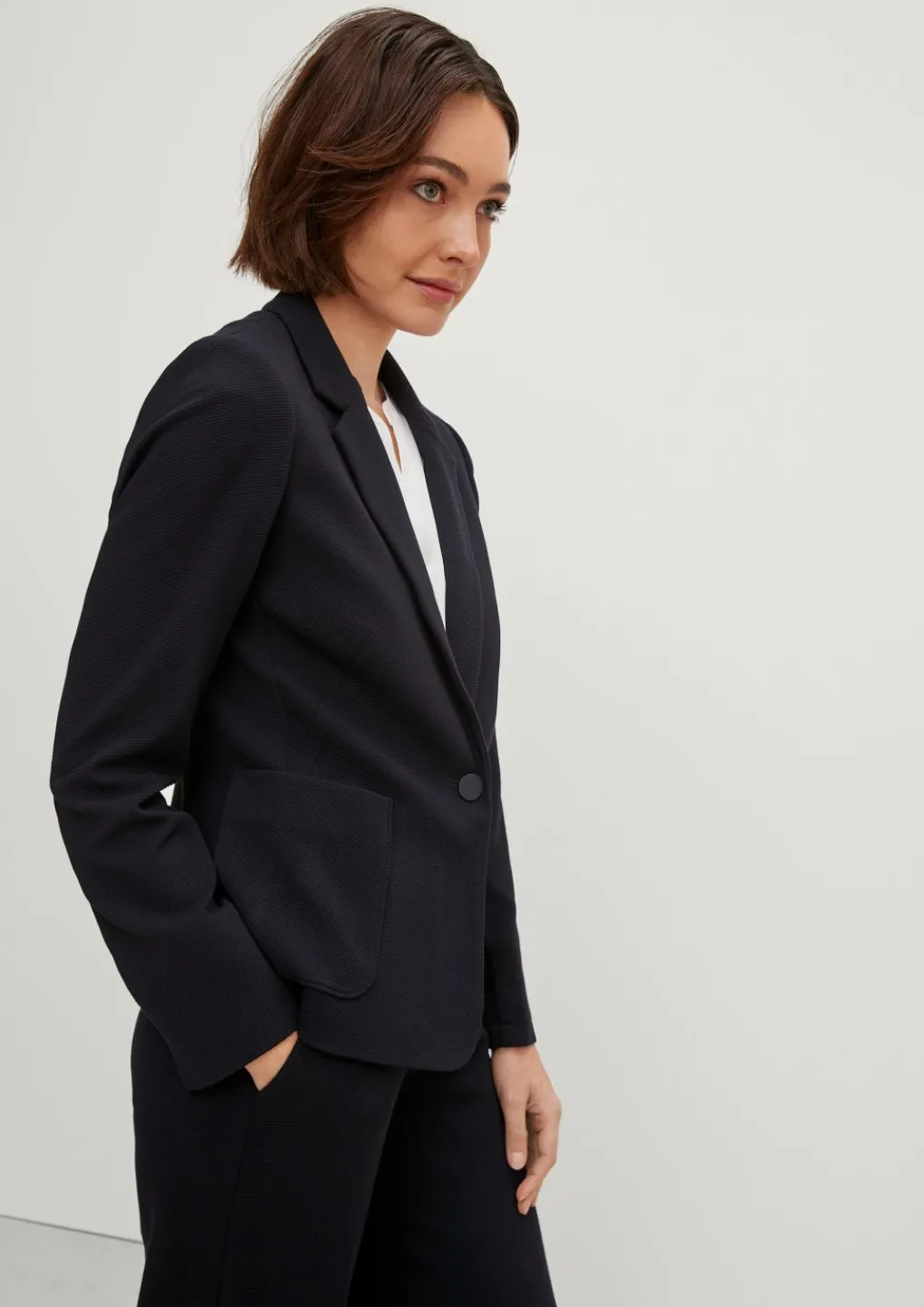 Jacke mit Webstruktur-Comma Discount