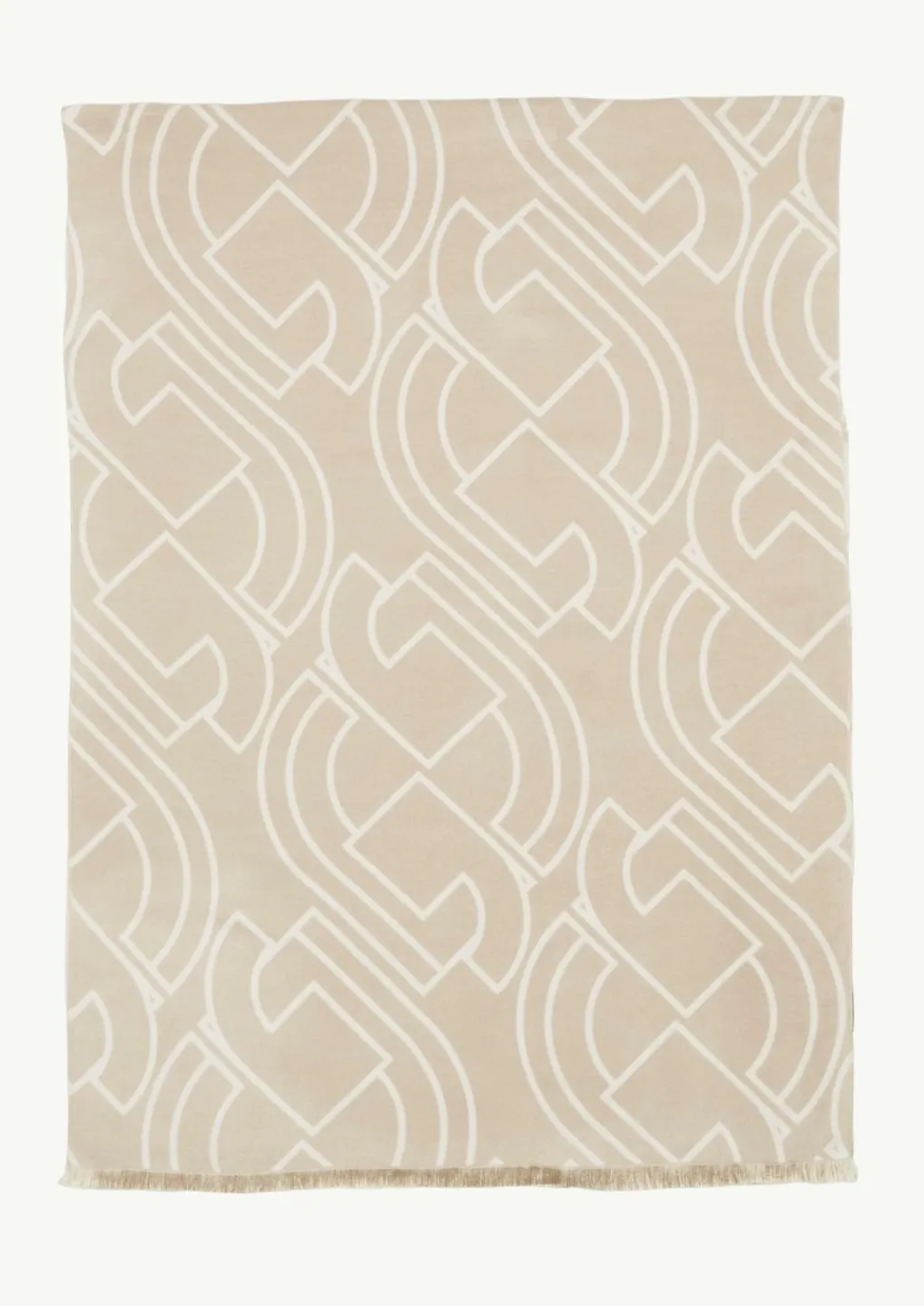 Jacquard-Schal mit Fransen-Comma Sale