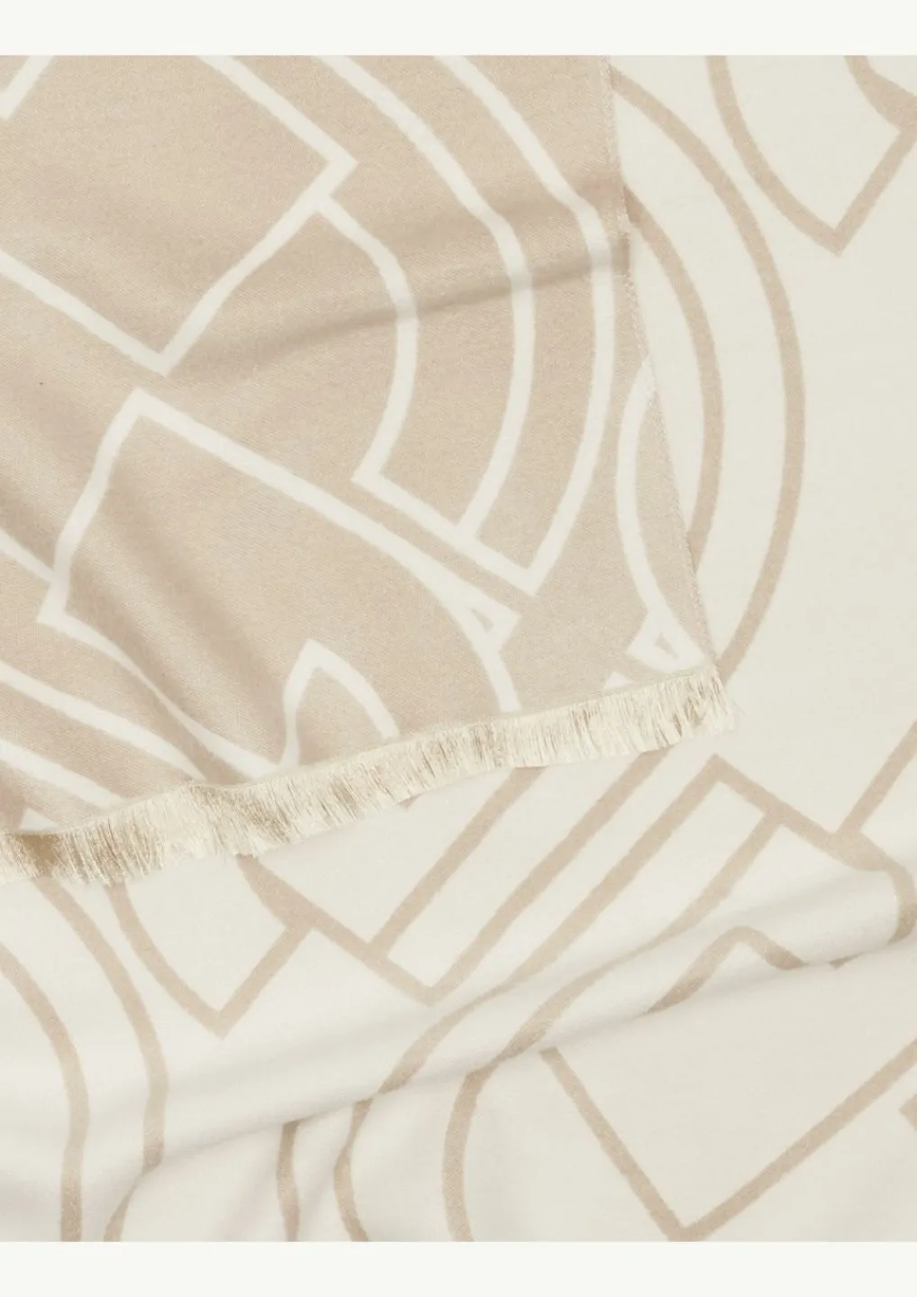 Jacquard-Schal mit Fransen-Comma Sale