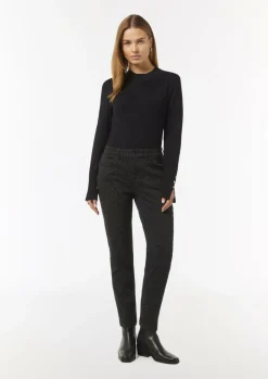 Jeans-Hose mit All-over-Print-Comma Online