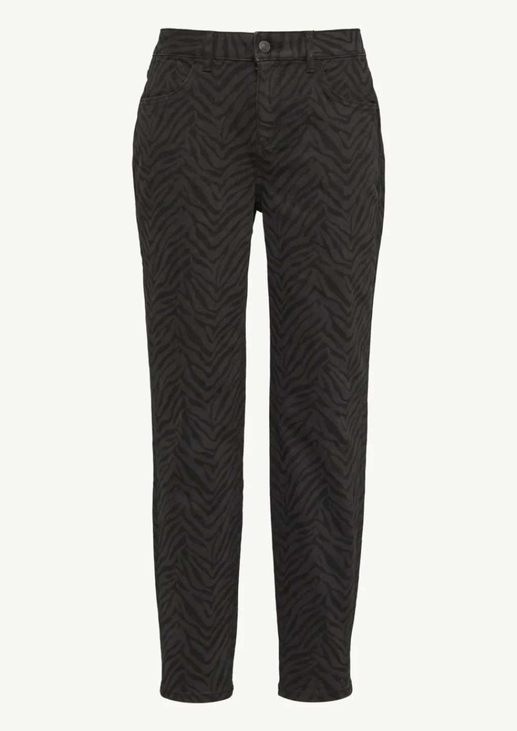 Jeans-Hose mit All-over-Print-Comma Online