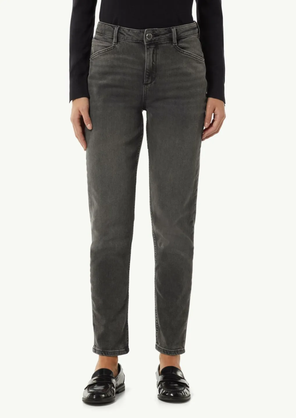 Jeans-Hose mit Schmuckdetails-Comma Best