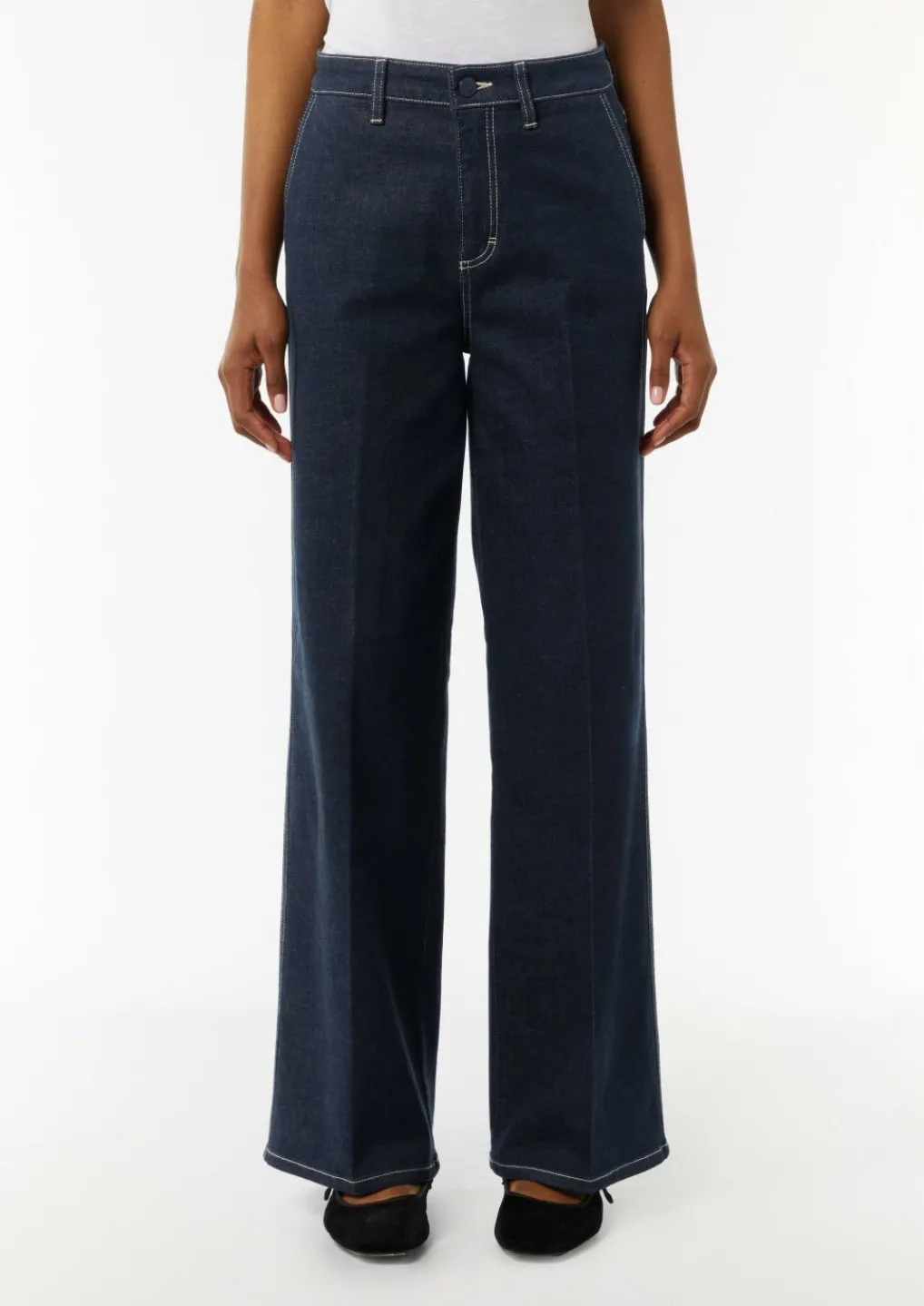 Jeans-Hose mit Wide Leg-Comma Sale