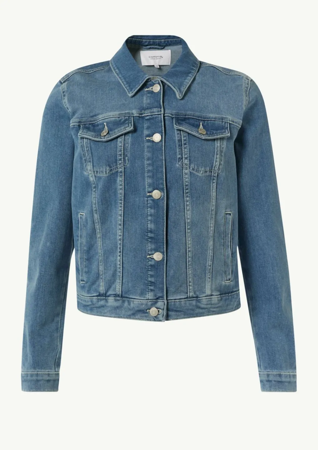 Jeansjacke aus Baumwollmix-Comma Outlet