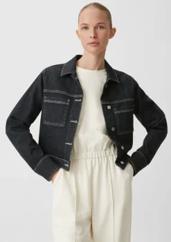 Jeansjacke im Boxy fit-Comma Hot