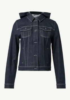 Jeansjacke mit abnehmbarer Kapuze-Comma Clearance