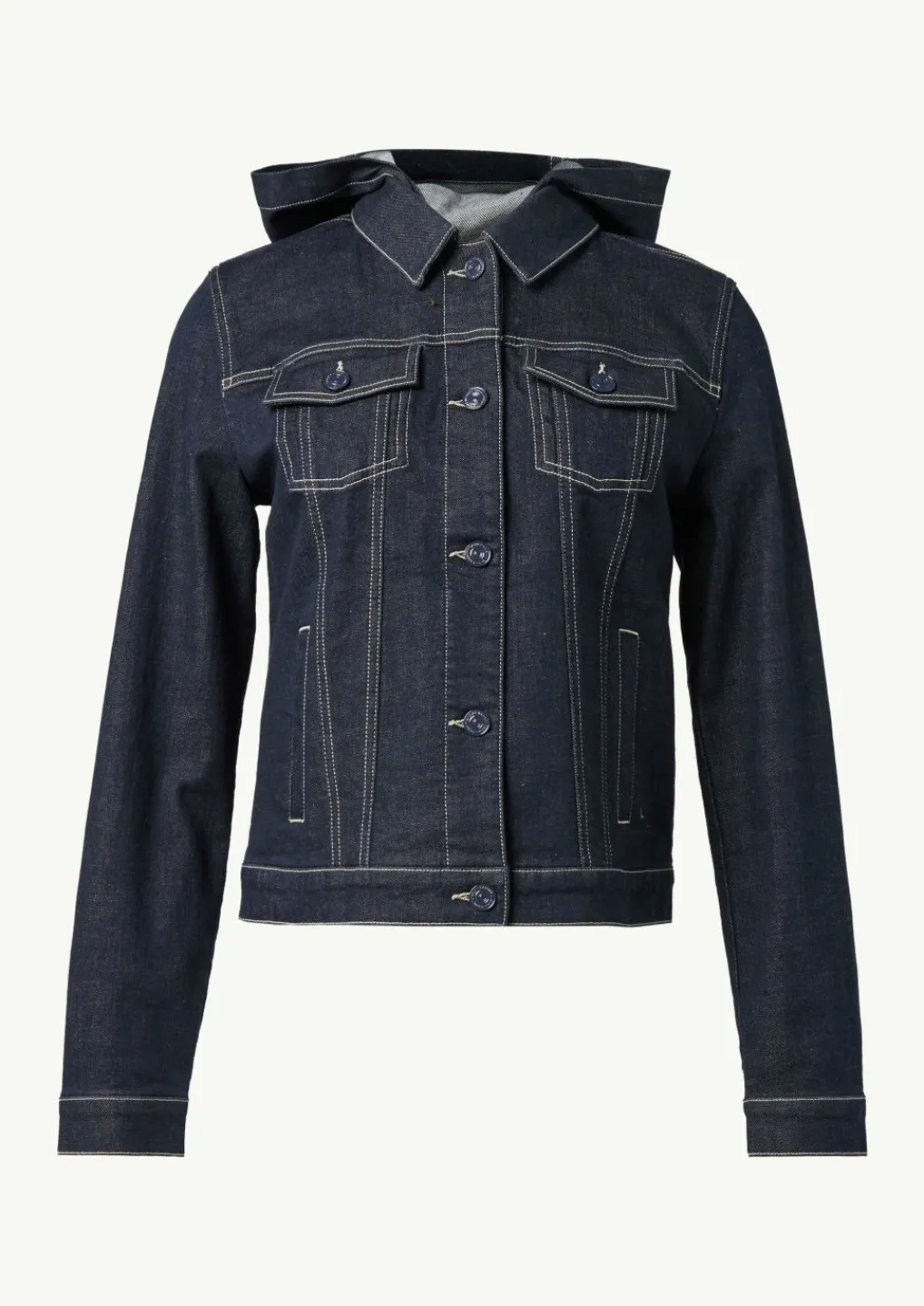 Jeansjacke mit abnehmbarer Kapuze-Comma Clearance