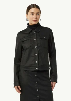 Jeansjacke mit Coating-Comma Best