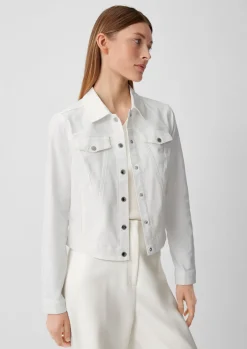 Jeansjacke mit Kentkragen-Comma Discount