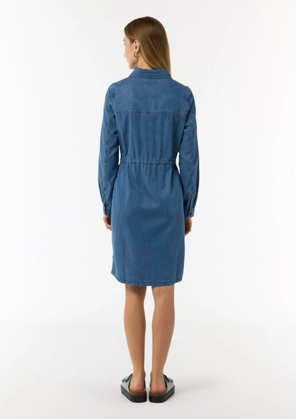 Jeanskleid mit Hemdkragen-Comma Online