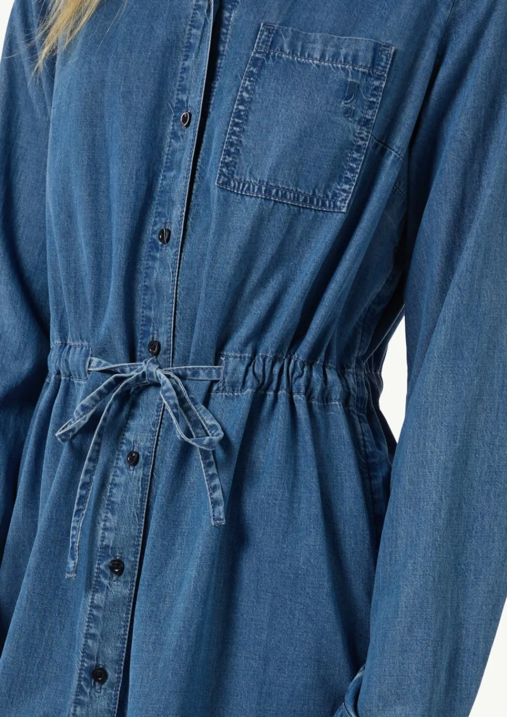 Jeanskleid mit Hemdkragen-Comma Online