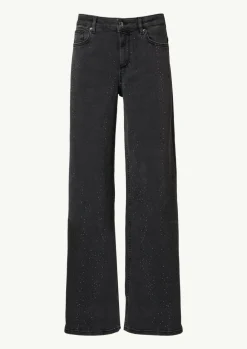Jeans mit Schmuckstein-Besatz auf der Front-Comma Online