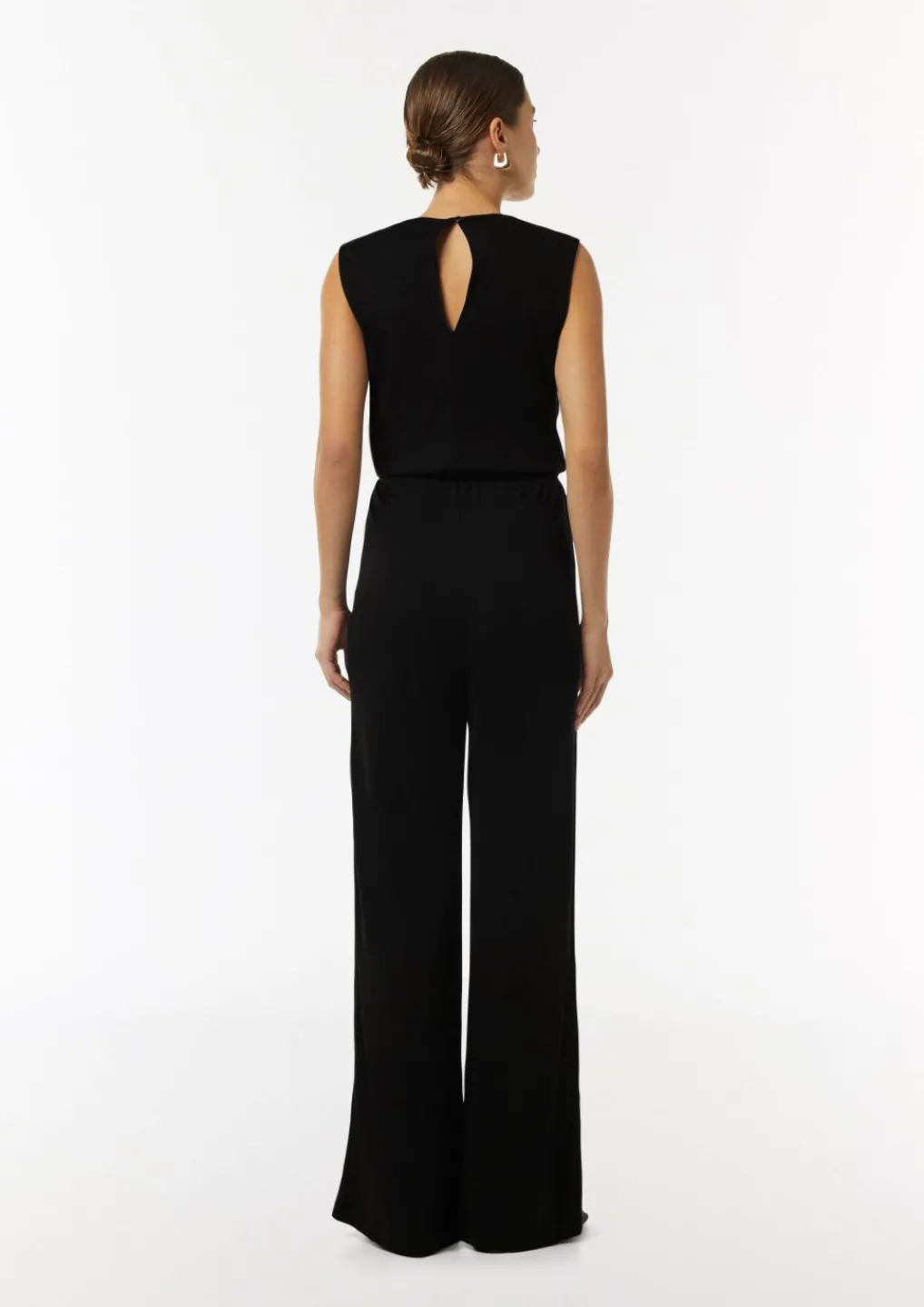 Jersey-Jumpsuit mit Wasserfall-Ausschnitt-Comma Best