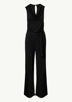 Jersey-Jumpsuit mit Wasserfall-Ausschnitt-Comma Best