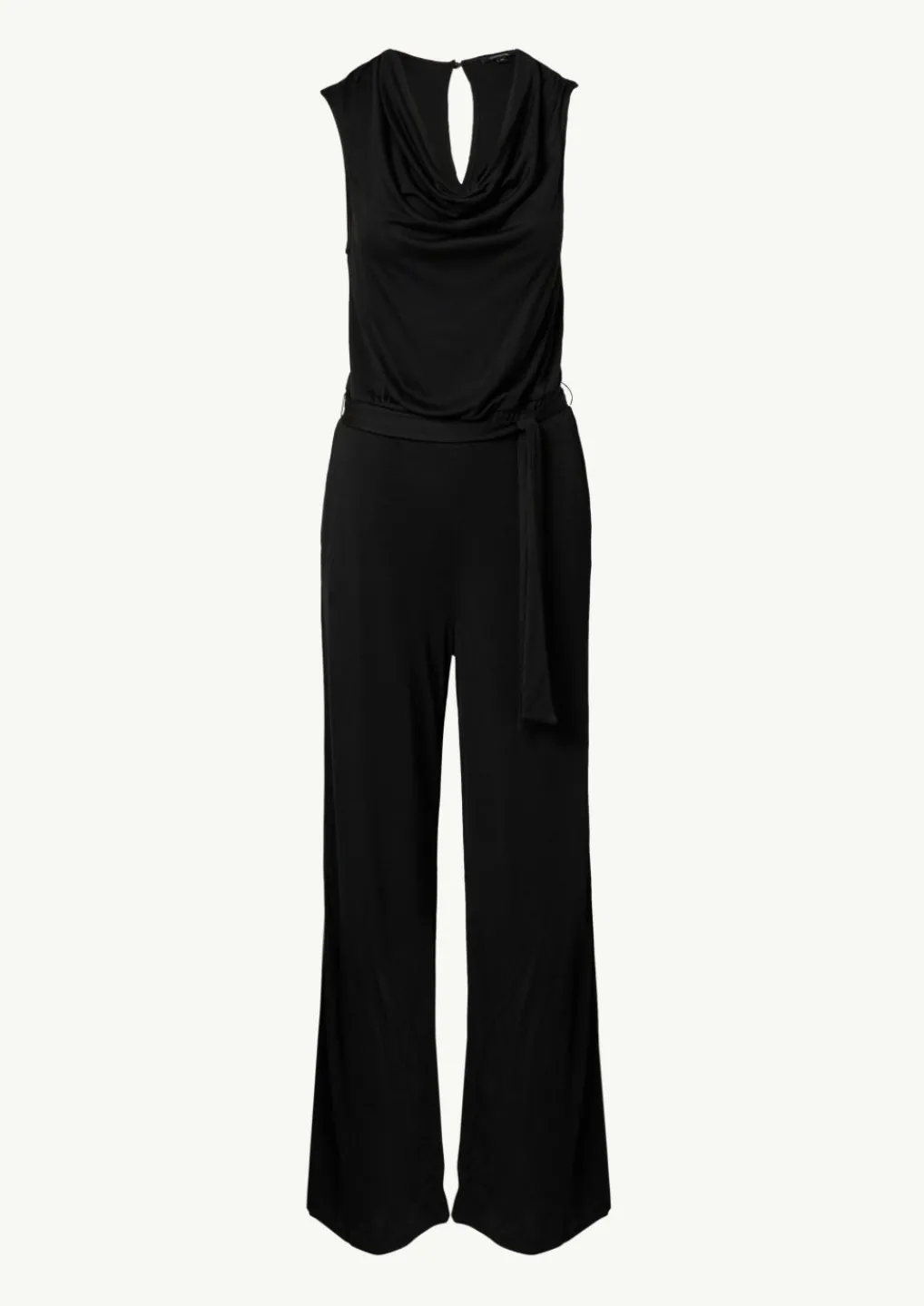 Jersey-Jumpsuit mit Wasserfall-Ausschnitt-Comma Best